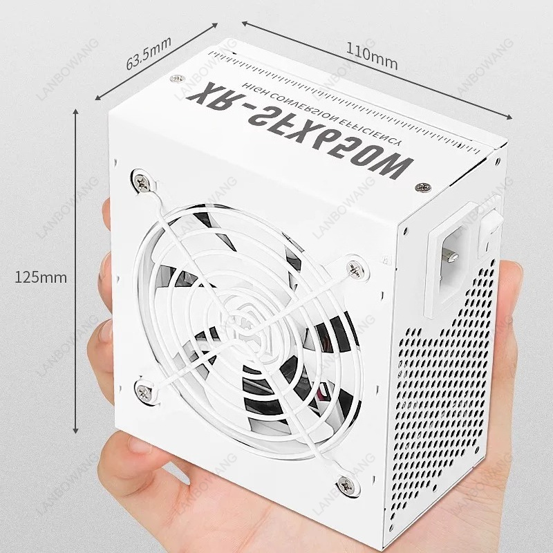 750W Sfx Fully Modular Power Supply - Beyaz SFX Tam Modüler PSU 550W